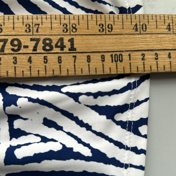 Samantha Brown Getaway  dress by Travel Smith navy white 1X - Picture 8 of 9